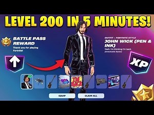 🔴LIVE Best XP map to LEVEL UP Fast in the NEW battle pass Fortnite in just 10 MINUTES! (VERY EASY)