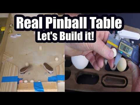 How to Build Your Own Pinball Machine - Episode 1 Flippers, Ball Testing, and MultiBall