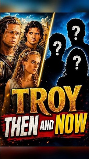 TROY (2004) ⚔️🔥| The Legendary Battle That Changed History! 🏛️👑 #cinema #movie #thenandnow