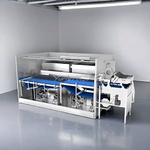 [Hot Item] IQF Vegetable Fruit Processing Line Quick Freezing Food Machine Blast Tunnel Fluidized Bed Freezer