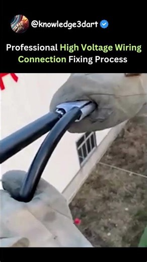 Professional High Voltage Wiring Connection Fixing Process