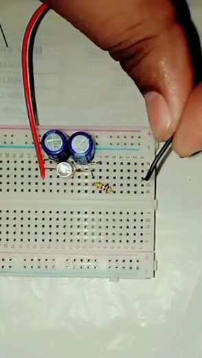 How to make Glow an LED with a Super Capacitor | Simple Circuit #diy #diyprojects