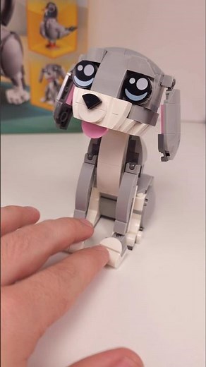 LEGO Dog (31163) from Creator 3in1 Playful Cat | Alternate Build #shorts ‪@SPEEDBrickBuild‬
