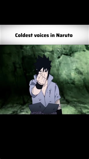 Coldest voice in Naruto ☠️#foryou #foryoupage #viraltiktok #viralvideo #animeedit