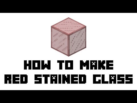 Minecraft Survival: How to Make Red Stained Glass