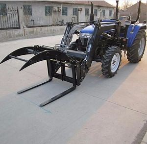 [Hot Item] China Brand New Pallet Fork Small Compact Tractor Front End Loader with Forklift
