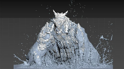 phoenix的模拟只要模型给力，硬解不加任何操作都很哇塞，赶得上houdini的几天的高端操作了