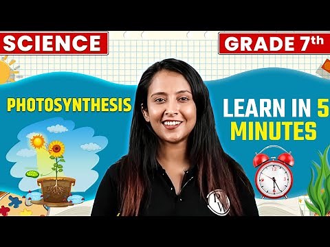 Photosynthesis | Biology | Science | Class 7 | Learn in 5 Minutes