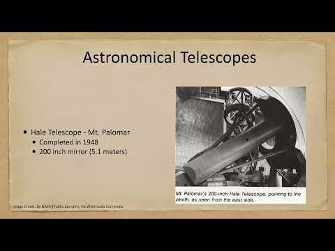 Chapter 6 - Lesson 1 - Optical Telescopes - 2026