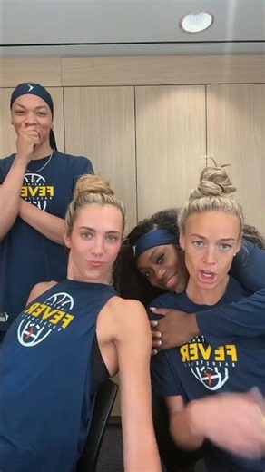 😂 Sophie Cunningham TikTok w/ Raven Johnson, Lexie Hull | Indiana Fever WNBA women's basketball NBA