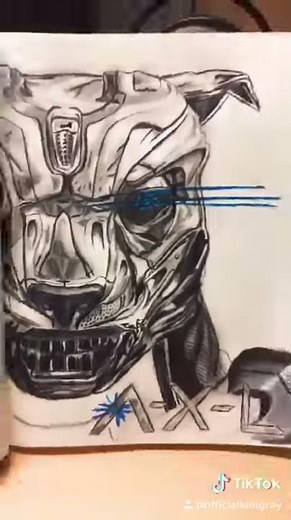 Axl dog drawing from the movie A-X-L