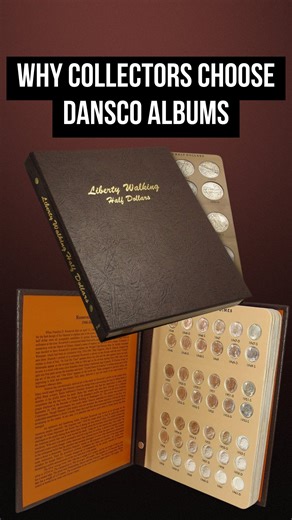 7 comments | 滋 Why do so many collectors choose Dansco albums? Because they’re built to last — and built for you. Go at your own pace, fill in one coin at a time, and enjoy the journey. No rush. No pressure. Just collecting the way it should be. ✨ #CoinAlbum #Dansco #CoinFacts #CoinCollecting #Numismatics #USCoins #CoinFacts #RareCoins #CoinCollectors #BullionShark #Coins | Bullion Shark | Facebook