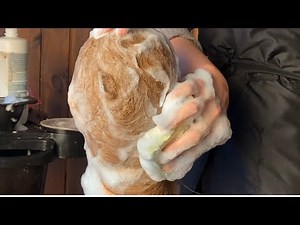 ASMR Hair Wash & Scalp Massage 💆‍♀️ Whispering | Relaxing Shampoo Sounds for Sleep