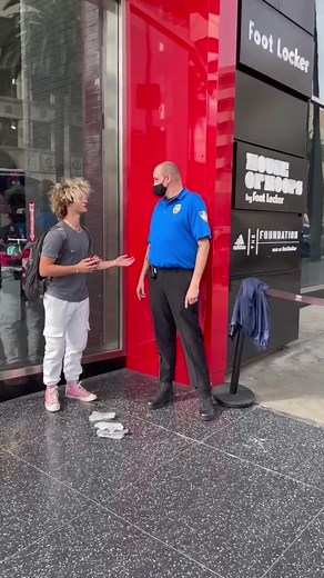 Dropping $50,000 in front of a security guard 😳 he was going to call the cops at the end