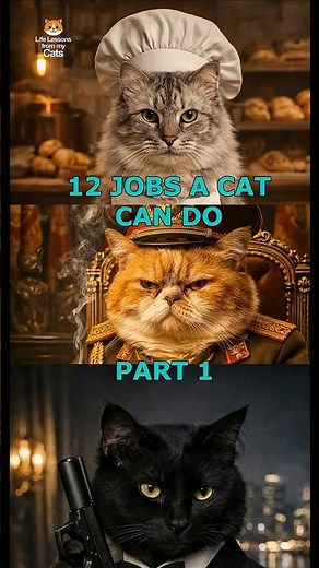 12 Jobs Cats can do better than Humans