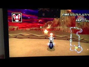 [MKWii] Grumble Volcano Rock Hop Shortcut tutorial! Easy!