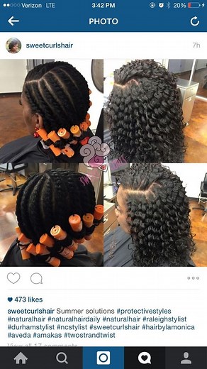 21 Perm Rod Set On Natural Hair Photos & Hairstyle Ideas