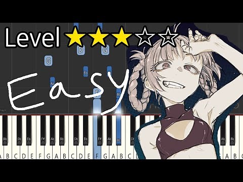 Daten - Call of the Night OP│Easy Piano Tutorial