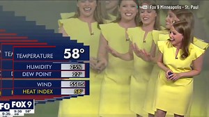 本番中に気象予報士が「分身」、米テレビ局でハプニング - CNN.co.jp