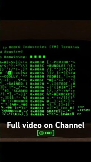 How to Hack Fallout Terminals.