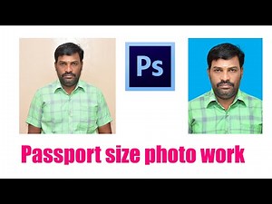 Passport size photo work in photoshop cs6 Tamil - இந்திரா புகைப்படக் கலைக்கூடம்