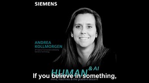 Tune in to the latest episode of Human & AI 🎙️🎧 and listen to a truly inspiring conversation with Andrea Kollmorgen to learn about the role of #ecosystems and #AI for connected #eMobility 🔋🚘 and how to turn tough challenges into bright opportunities ✨🚀 👉https://sie.ag/3eHSLu0 #SiemensAI #SiemensAILab #HumanandAI | Siemens