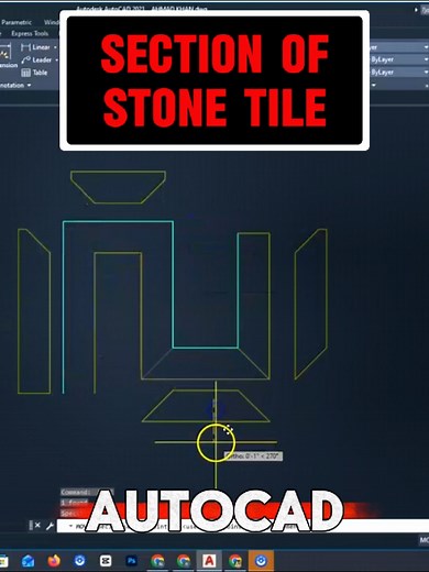 Autocad Stone Tile Section: Beginner Tricks