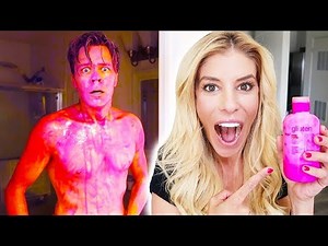 Pranking Matt with Paint in His Shampoo!