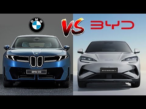 2026 BYD Sealion 7 vs BMW iX3 | Luxury EV SUV Showdown