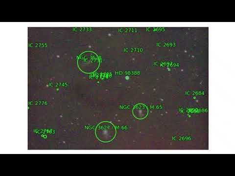 Leo Constellation Galaxies imaging Using Move Shoot Move Rotator
