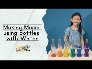 MAKING MUSIC USING BOTTLES WITH WATER | MUSIC | TWINKLE TWINKLE LITTLE STAR | NURSERY RHYME