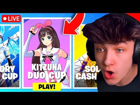 🔴LIVE! - DUO TOURNAMENT in FORTNITE! (Free Skin Early)