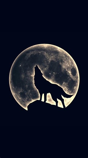 Wolf Howling with spooky wind [Short] (Version 2)