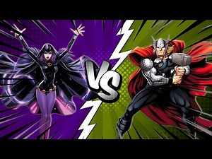 Thor VS Raven Sprite Animation