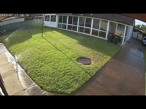 Front yard sprinkler system