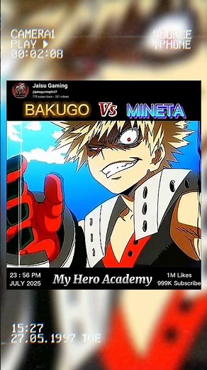 Bakugo vs Mineta 🔥 | My Hero Academia Shorts #mha #animefight #anime #edit #bnha