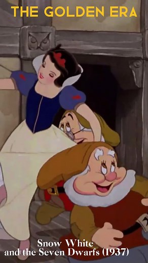 Evolution of Disney through eras 1937-2023 #disney#edit | disney then and now