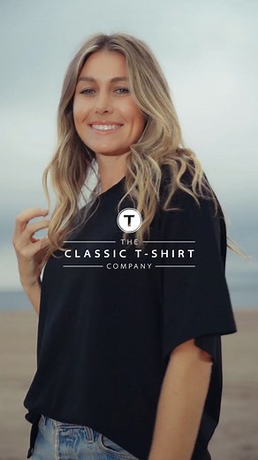 A timeless essential reimagined. The Heavyweight Curved Hem Tee offers structure, softness, and movement — all made locally in Los Angeles from 100% organic cotton. | The Classic T-Shirt Company