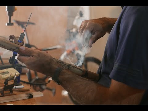 Making a Native American Flute with Fractal burns by Flutespirit