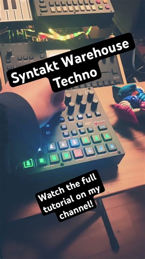 Syntakt Warehouse Techno! #electronicmusic #techno #syntakt #technomusic #jamming #fyp #dawless