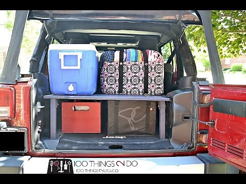 DIY Trunk Organizer