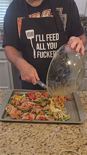 Sheet Pan Chicken Fajitas
