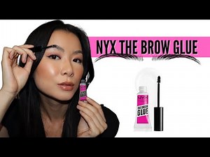 NYX The Brow Glue Review (Stubborn Eyebrows Approved?)