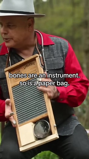 During the making of our Appalachian Adventure Album, Through the Woods, we spent an afternoon with our friend David Holt up in the mountains. He plays banjo, washboard, jaw harp, bones, and the paper bag. Whataguy! #MountainMusic