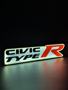 Honda Civic Type R Logo LED Lightbox Sign - Etsy