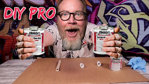 Watch Christy's Red Hot Blue Glue PVC Cement and how to use it on Amazon Live