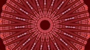 Download Red abstract pattern background. 4K geometric energy fractal texture. for free