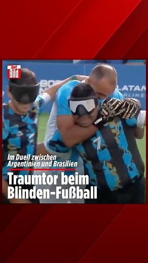 Brasilien gegen Argentinien verspricht Traumfußball und Traumtore - auch im Blindenfussball. #Brasilien #Argentinien #Reel | BILD Sport