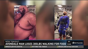 Avondale man loses 300 pounds walking for food