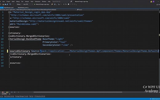C# WPF UI | 学习创作登陆注册界面动态